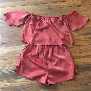 Off The Shoulder Romper